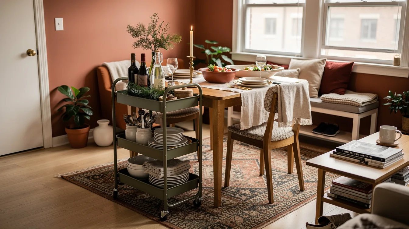 Roll RÅSKOG Beside the Dining Table