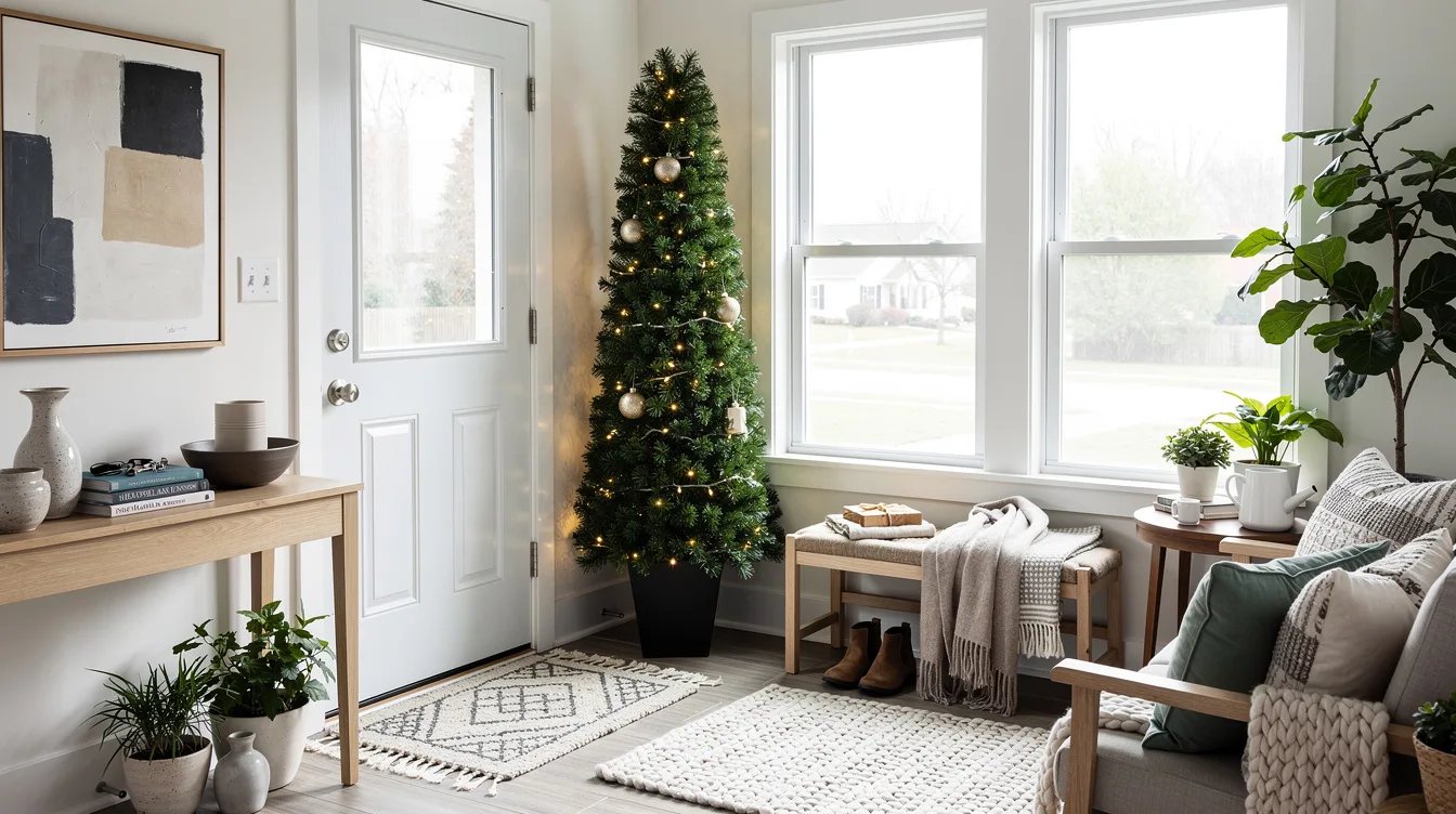 Add One Vertical Accent Beside the Door