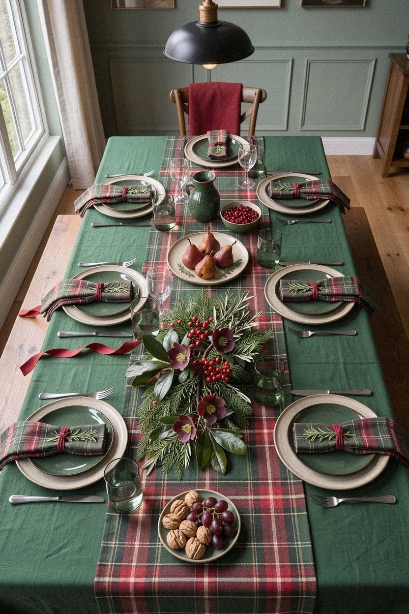 12 Green and Red Christmas Tables That Skip the Cliche, Here Is What to Copy