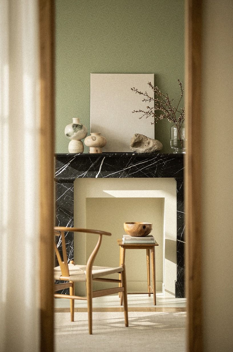 Style the Mantel with Breathing Room