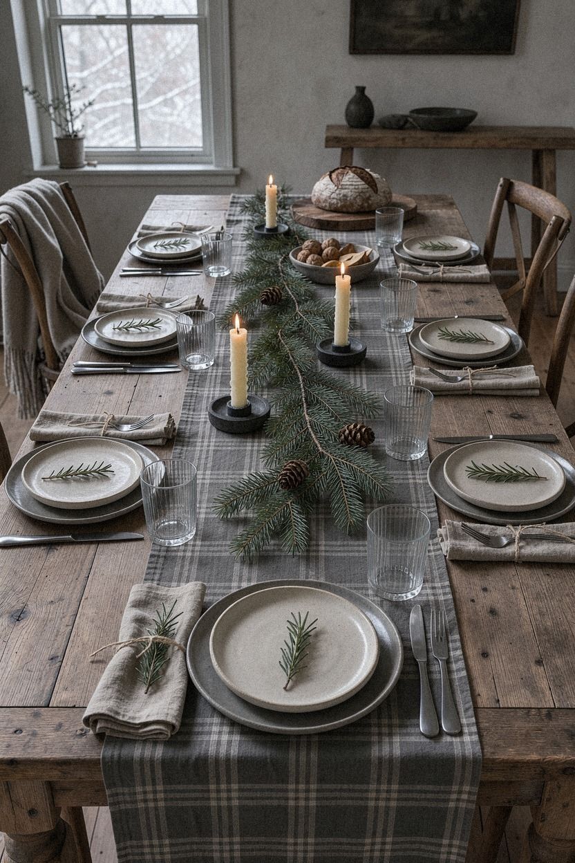 Mix Plaid With Quiet Texture