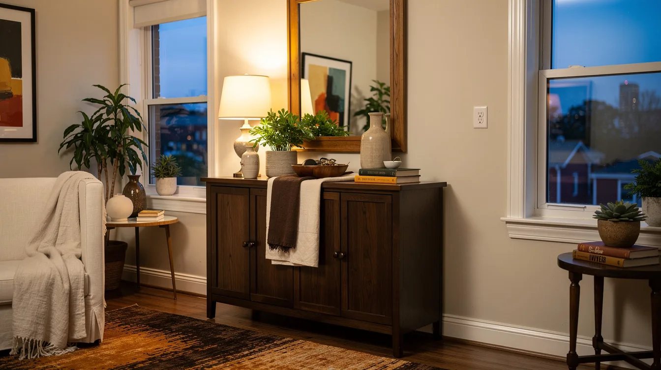 Hang a Mirror Above the Asher