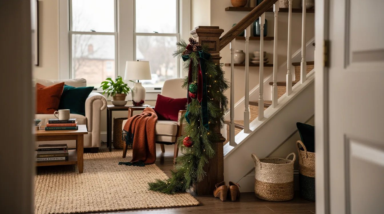 Frame the Newel Post With a Short Drop