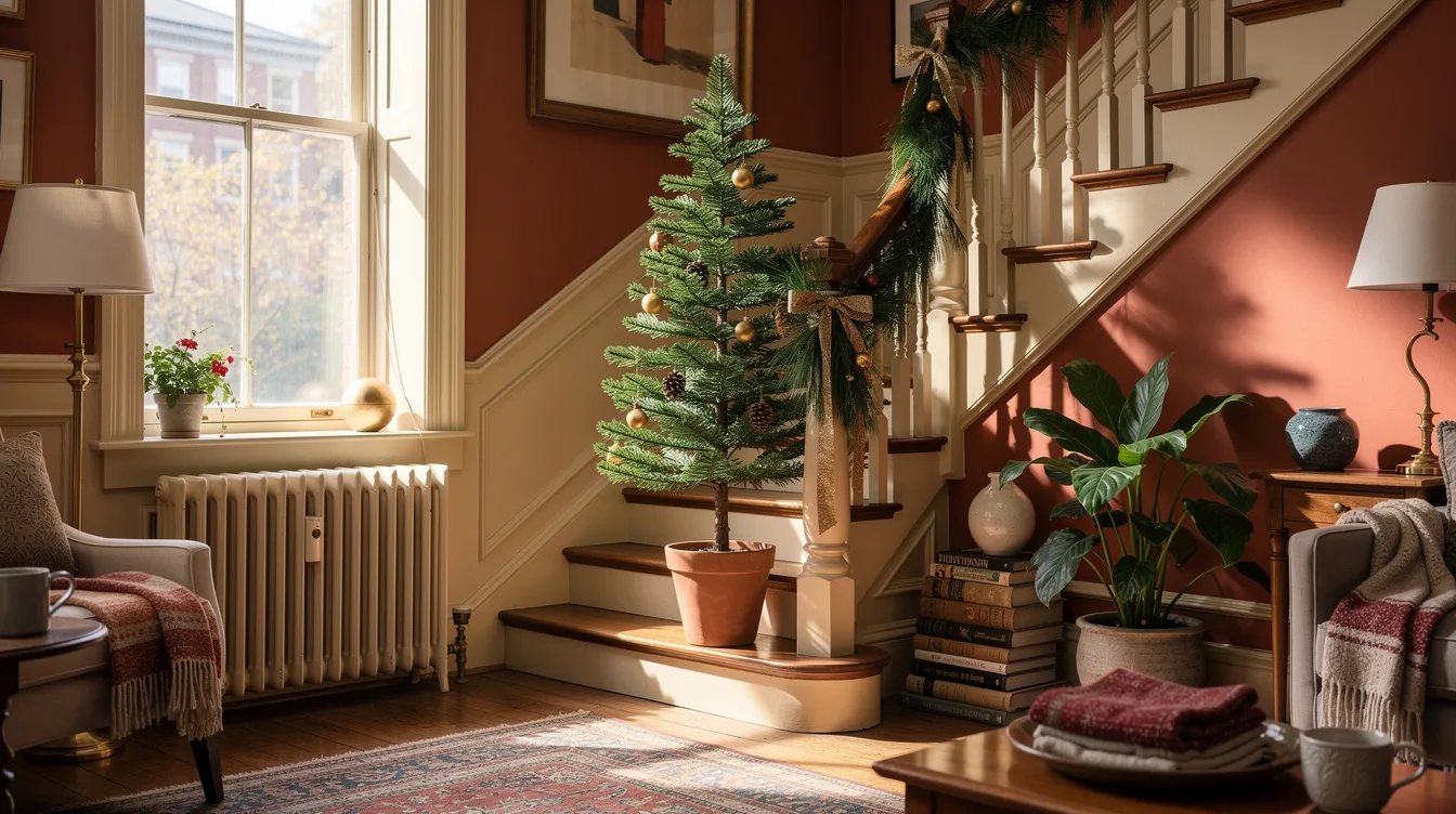 Taper Norfolk Pine Toward the Landing