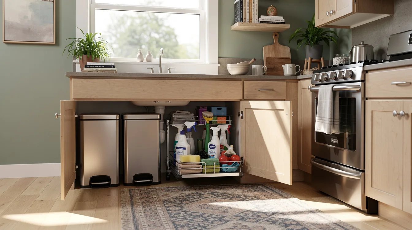 Pull Cleaning Supplies to the Front