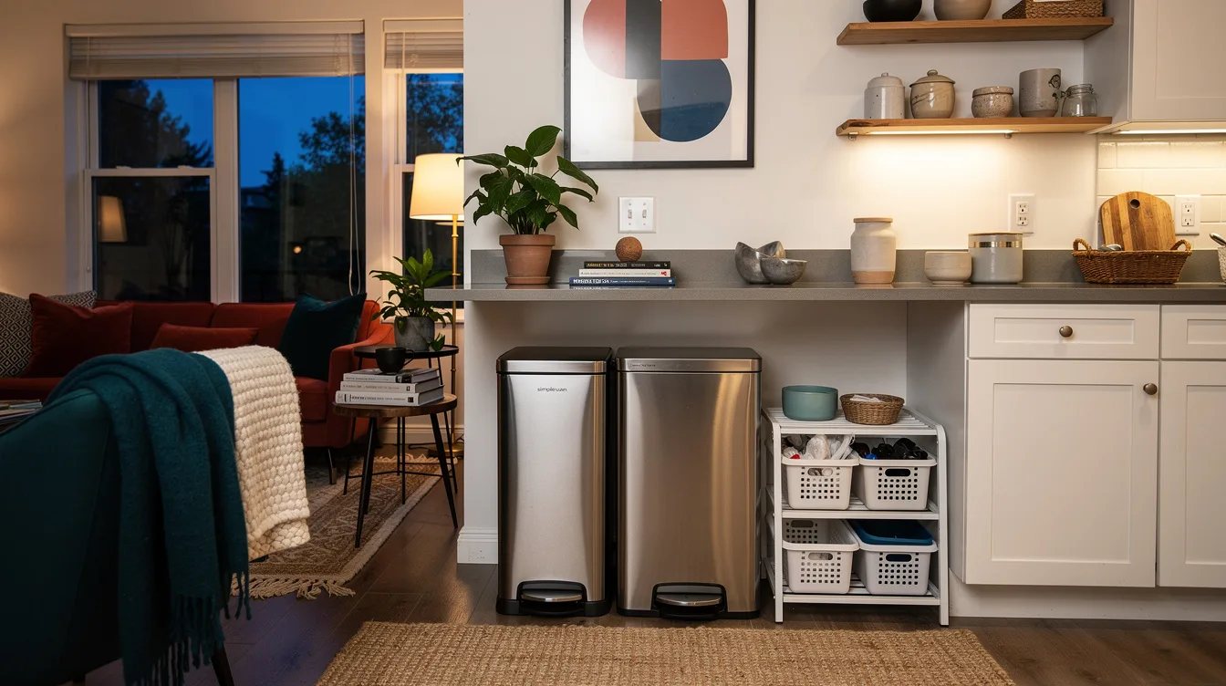 Pair Trash and Storage for About $100