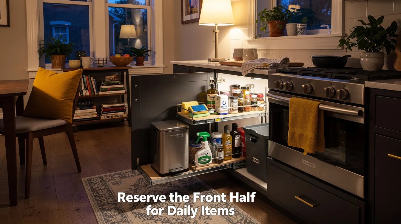 Reserve the Front Half for Daily Items