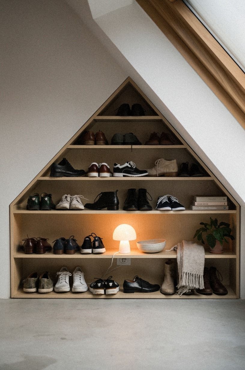 Create a Shoe Wall With the Low Corners