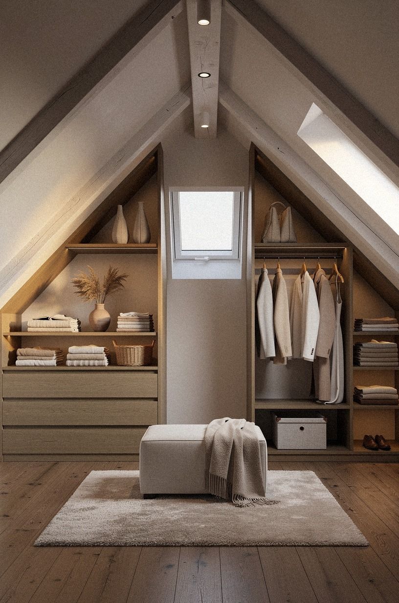 Easy Attic Dressing Rooms for Small Spaces