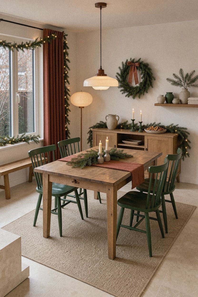 Hang a Retro Pendant Over a Thrifted Table