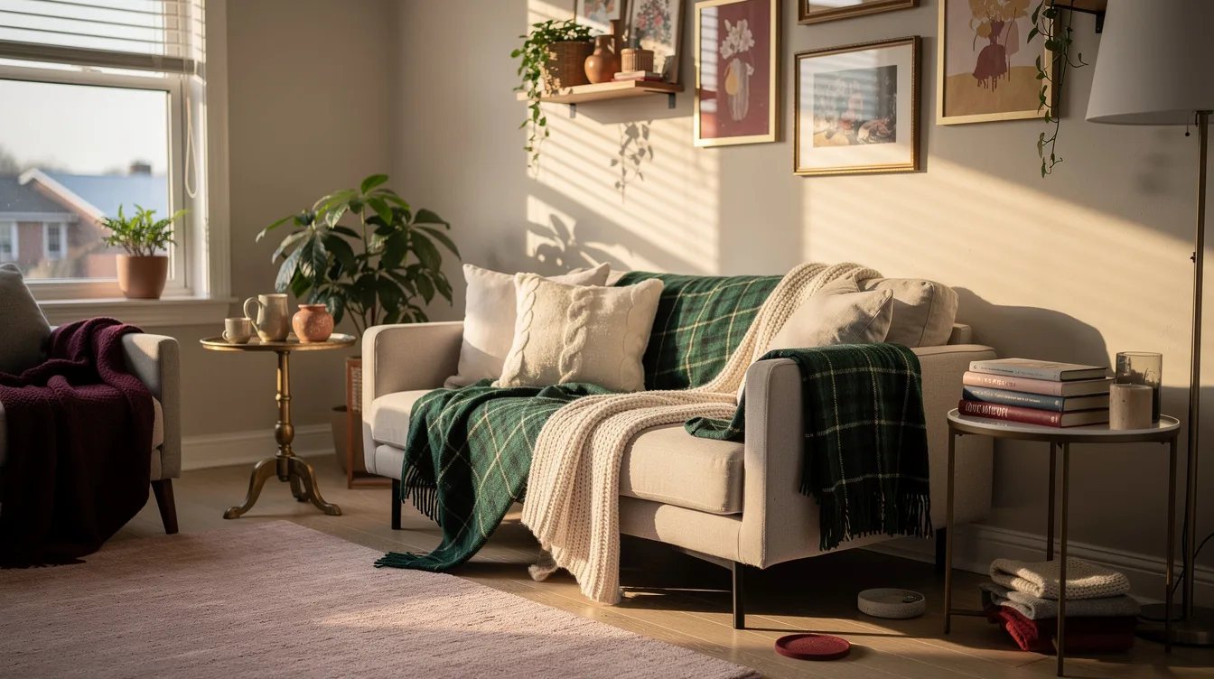 Pair the Evergreen Plaid With Cream