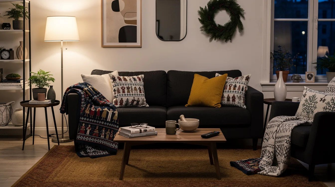 Fold the Three Kings Throw Over One Arm
