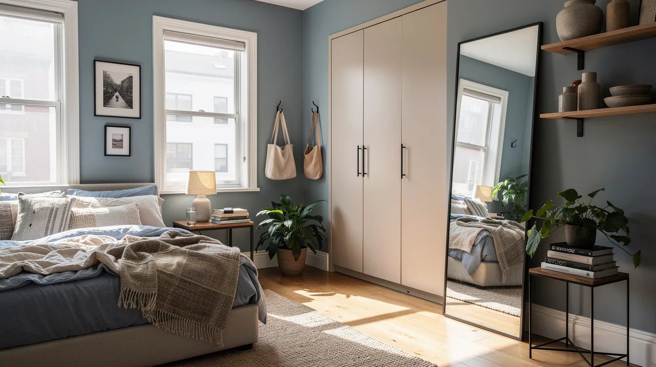 Keep a Full-Length Mirror Beside the Wardrobe