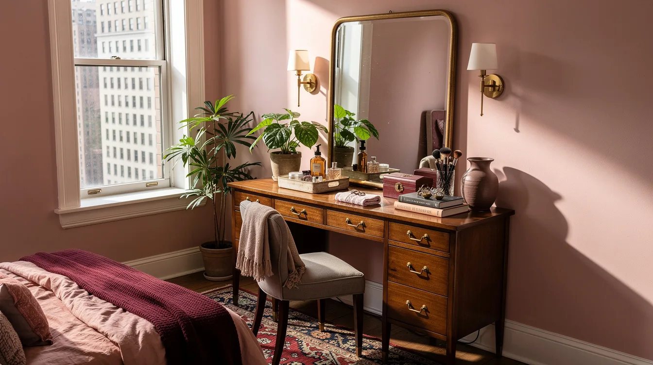 Turn the Dresser Wall Into a Grooming Station