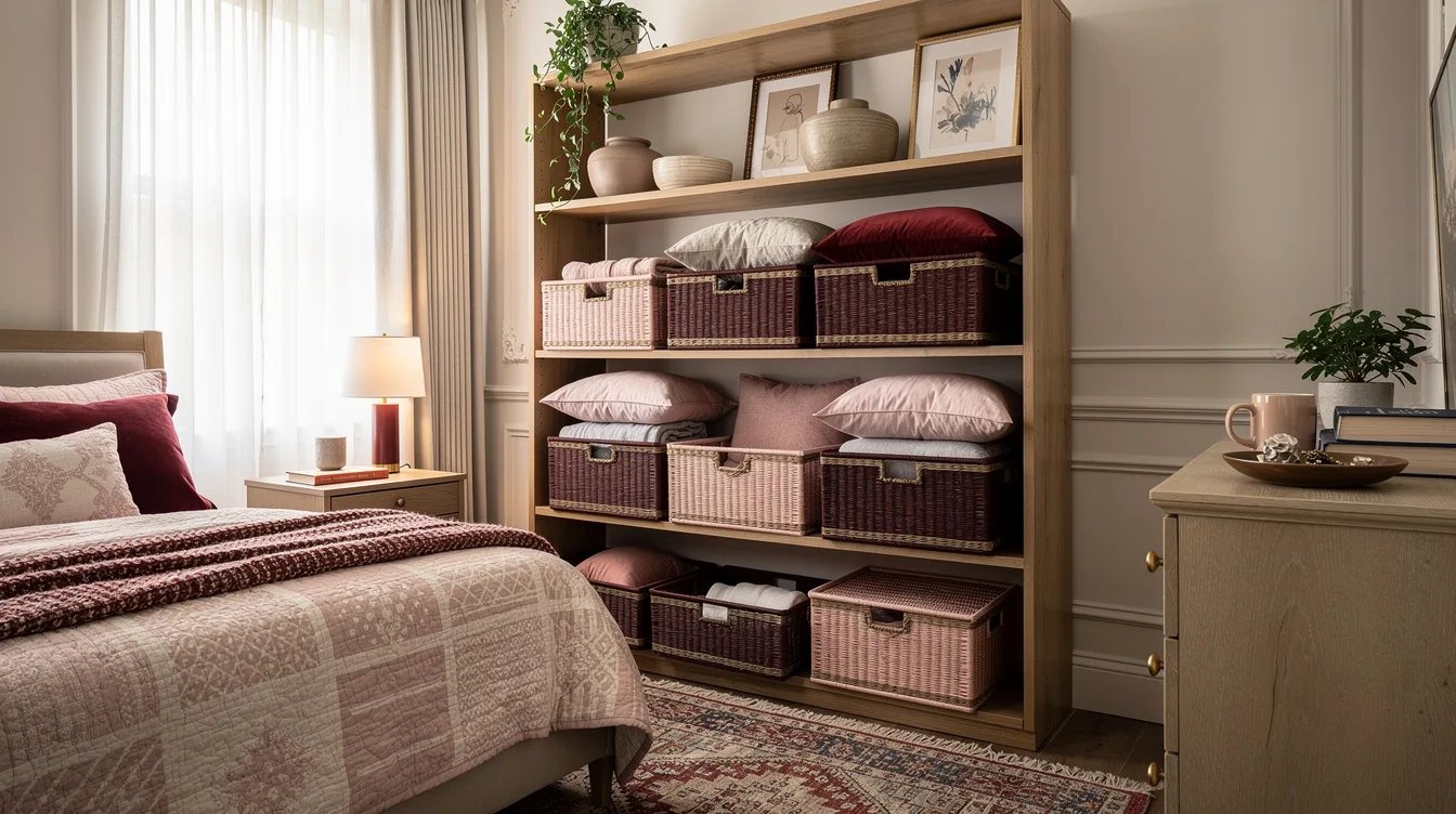 Reserve Open Shelves for Baskets