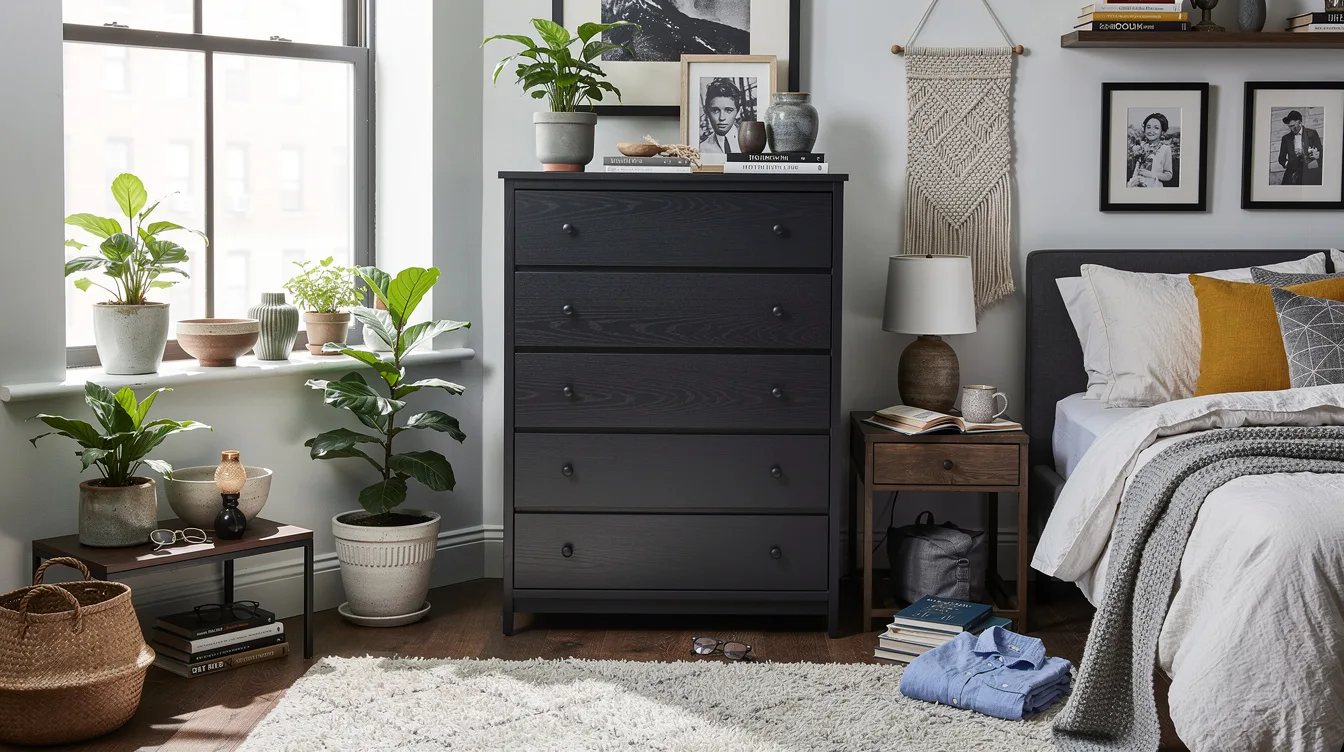 Choose a Tall Dresser for a 32-Inch Wall