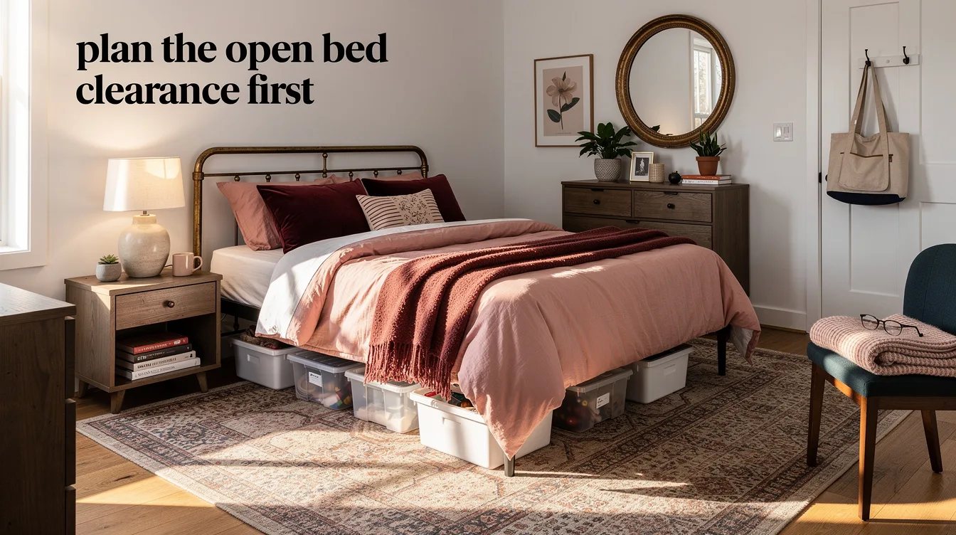 Plan the Open Bed Clearance First