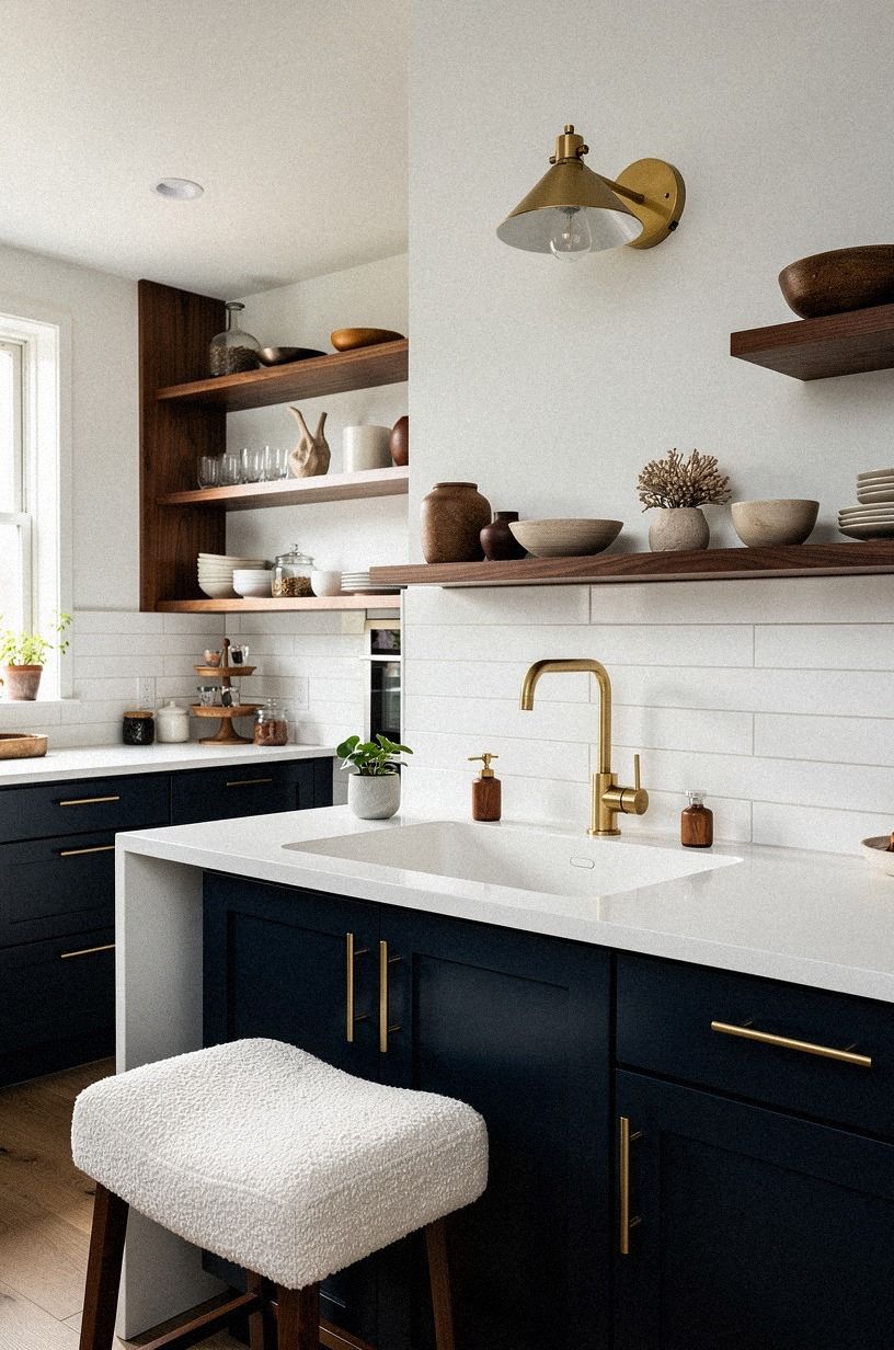 Frame the sink with the 18-Inch Backsplash Rule
