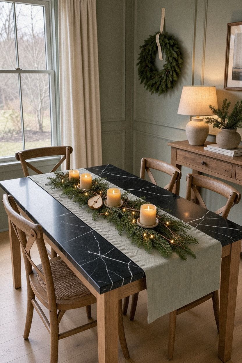 A winter runner, but an everyday table