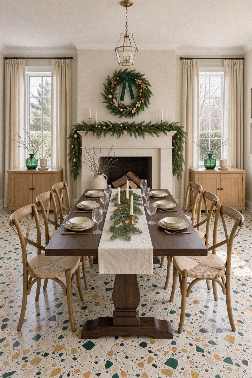 The Two-Wood Rule for a warmer winter table