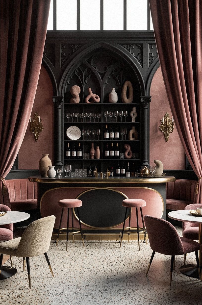 Why swap a shiny cart for a shadowy drink station?