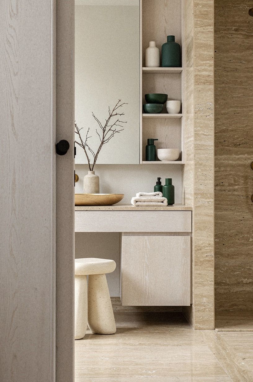 Is polished travertine worth it in a small bathroom?