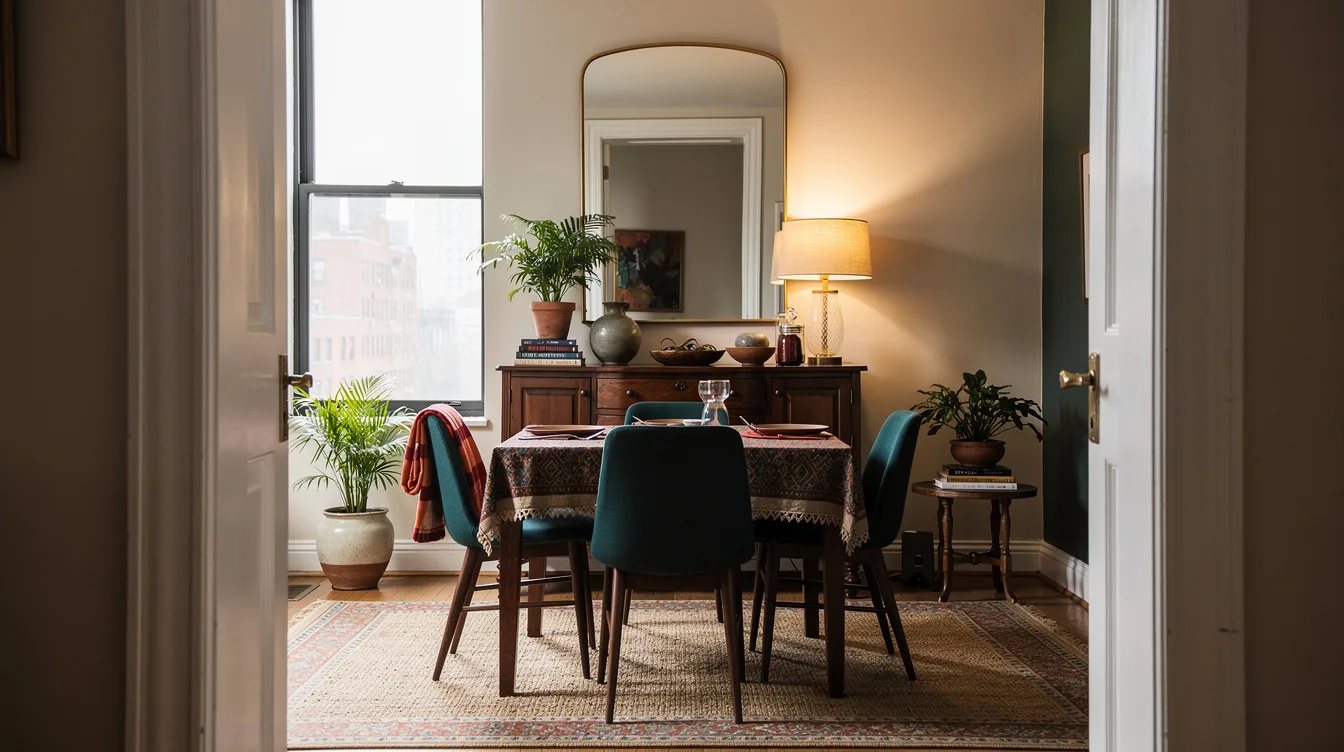 Center the Mirror Above a Sideboard