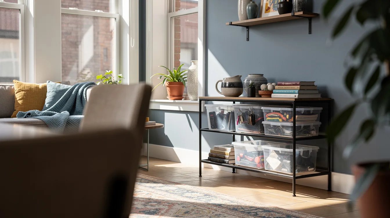 Use Clear Walls to Cut Clutter