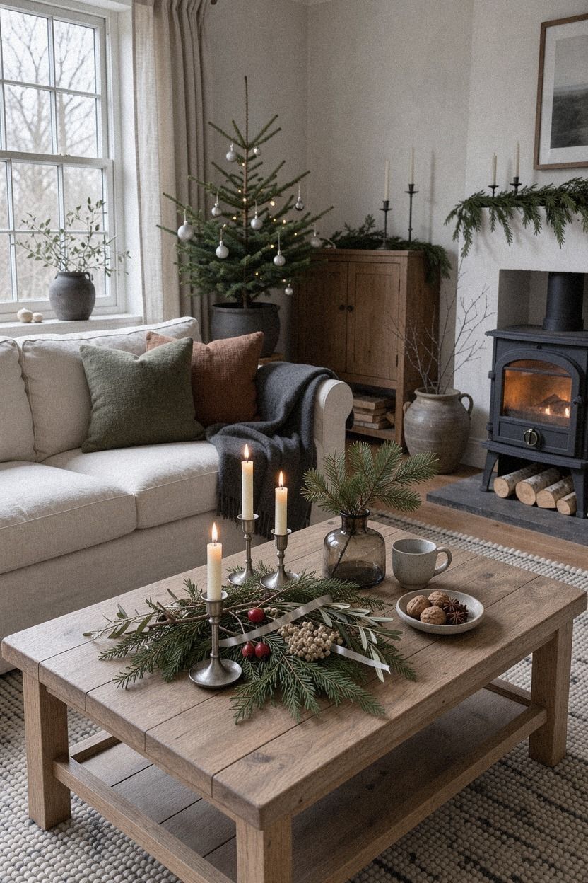 Layer Natural Pieces With Metallic Accents