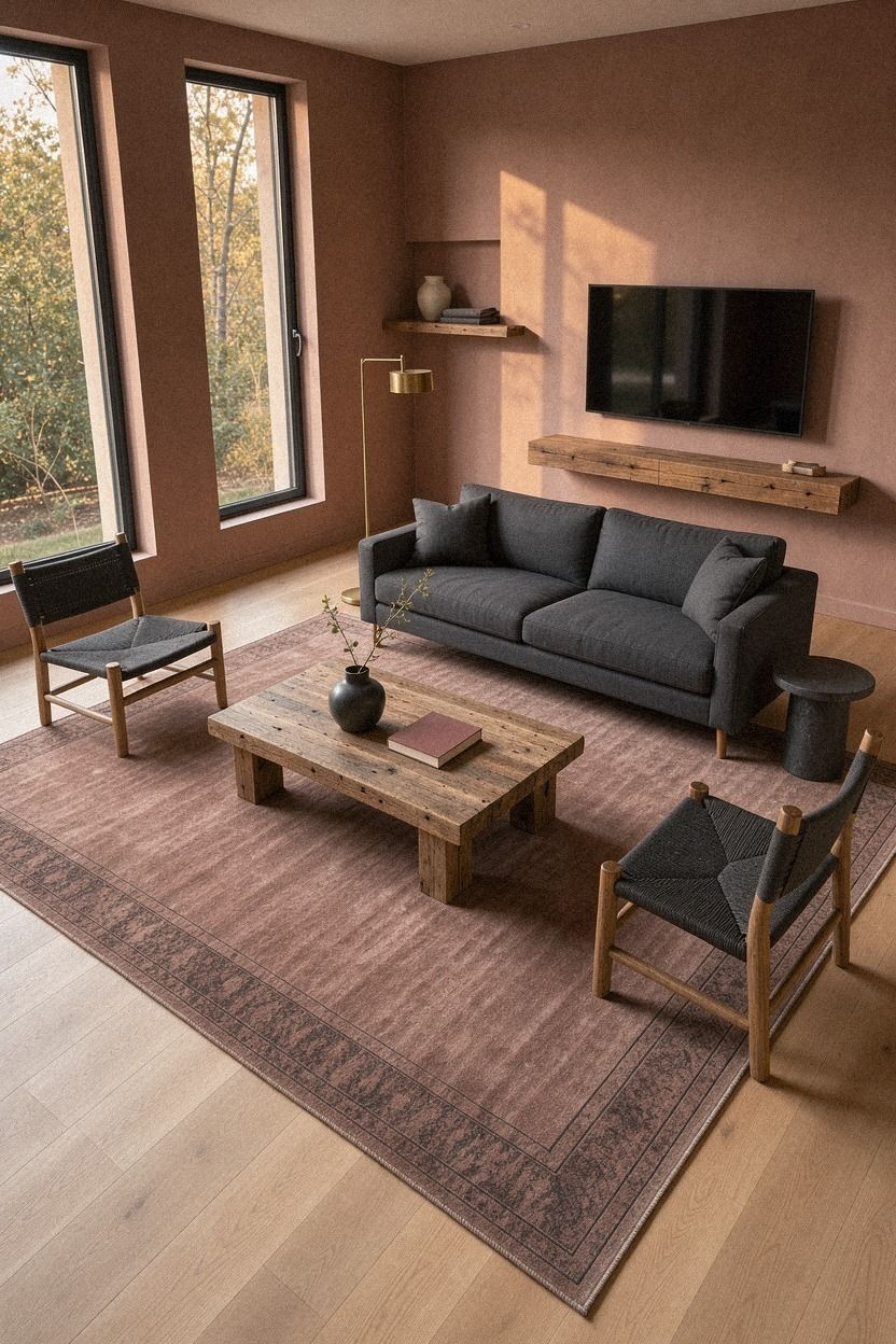 Center the Rug Under the Coffee Table, Not the Television