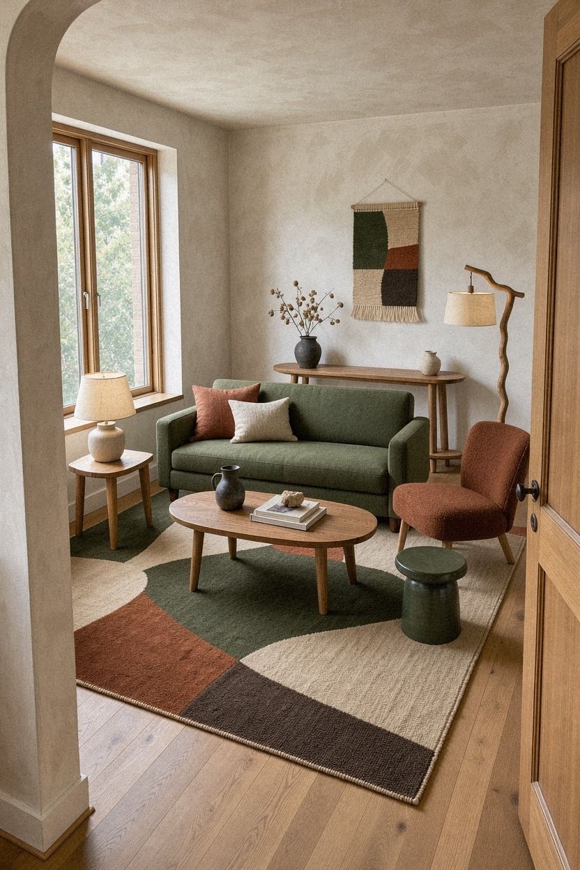 Use an 8x10 Rug in a Compact Apartment