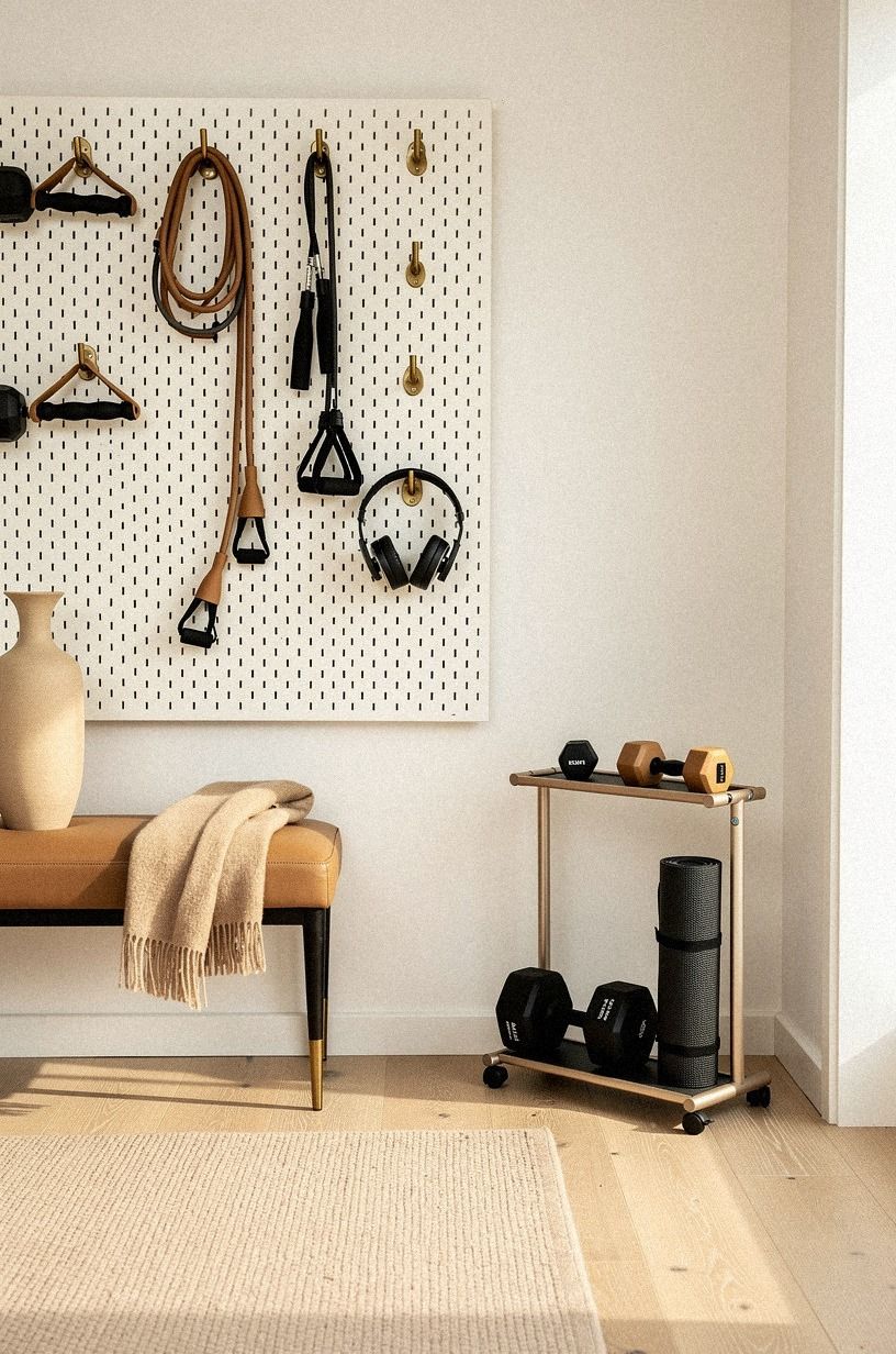 Paint the Pegboard Wall for a Stronger Small-Space Reset