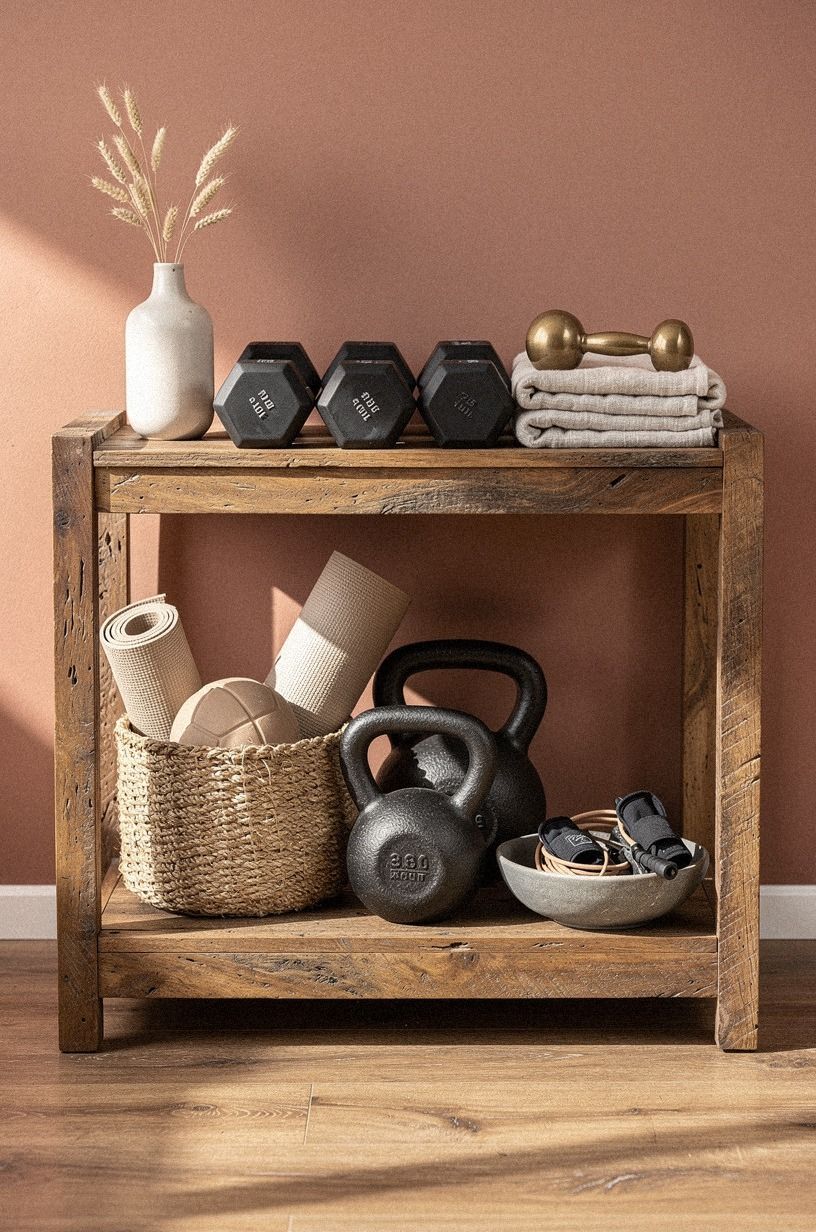 What Should the Two-Tier Weight Shelf Hold?