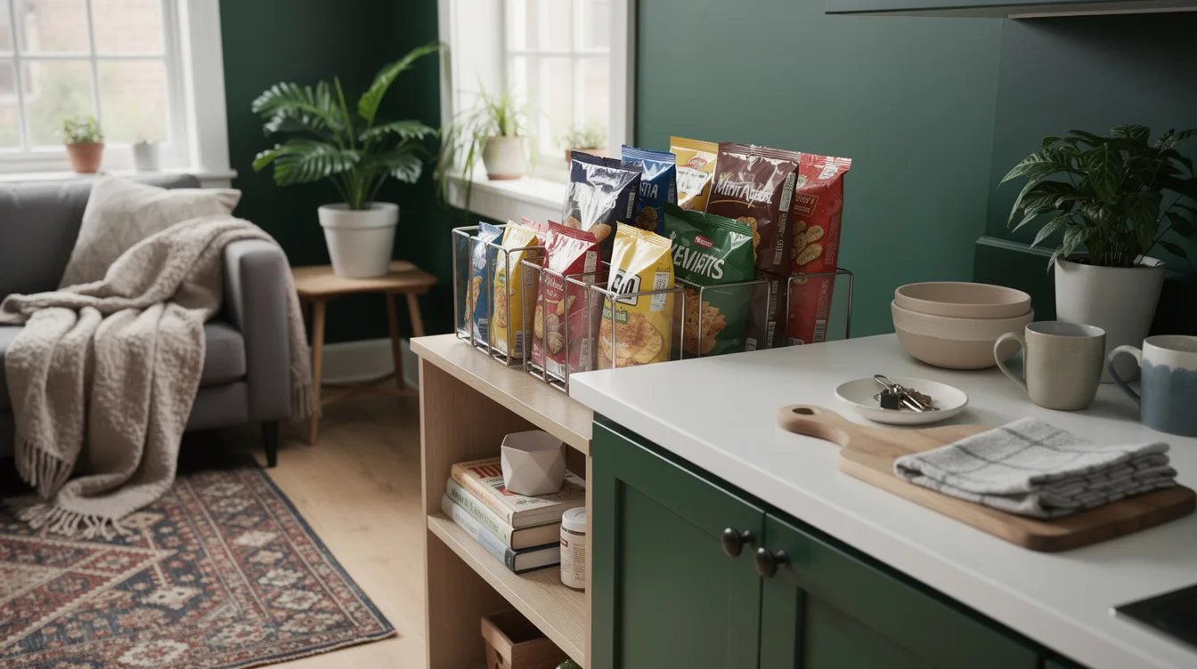 Keep Tall Snack Bags Upright