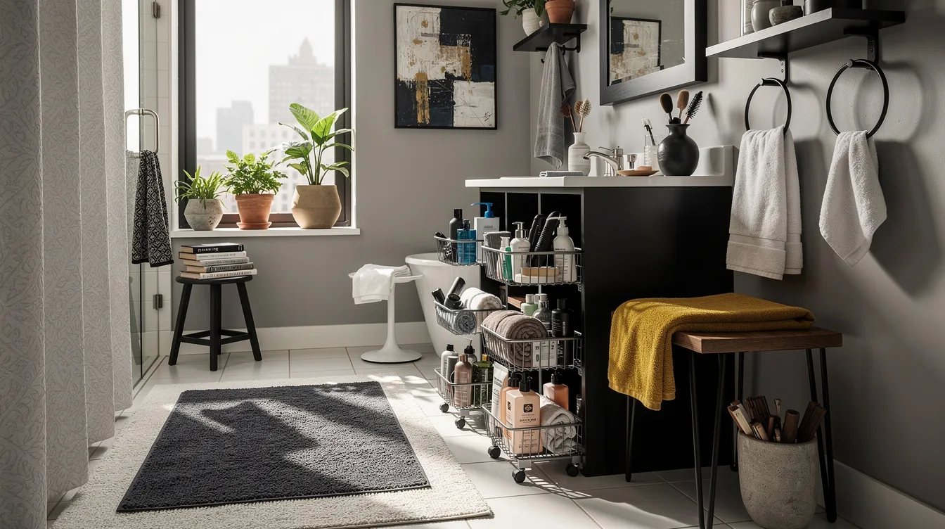 Pull Bathroom Supplies Toward You