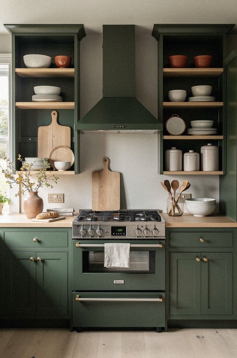 16 Cottage Kitchen Open Shelving Setups That Make Collected Look Intentional
