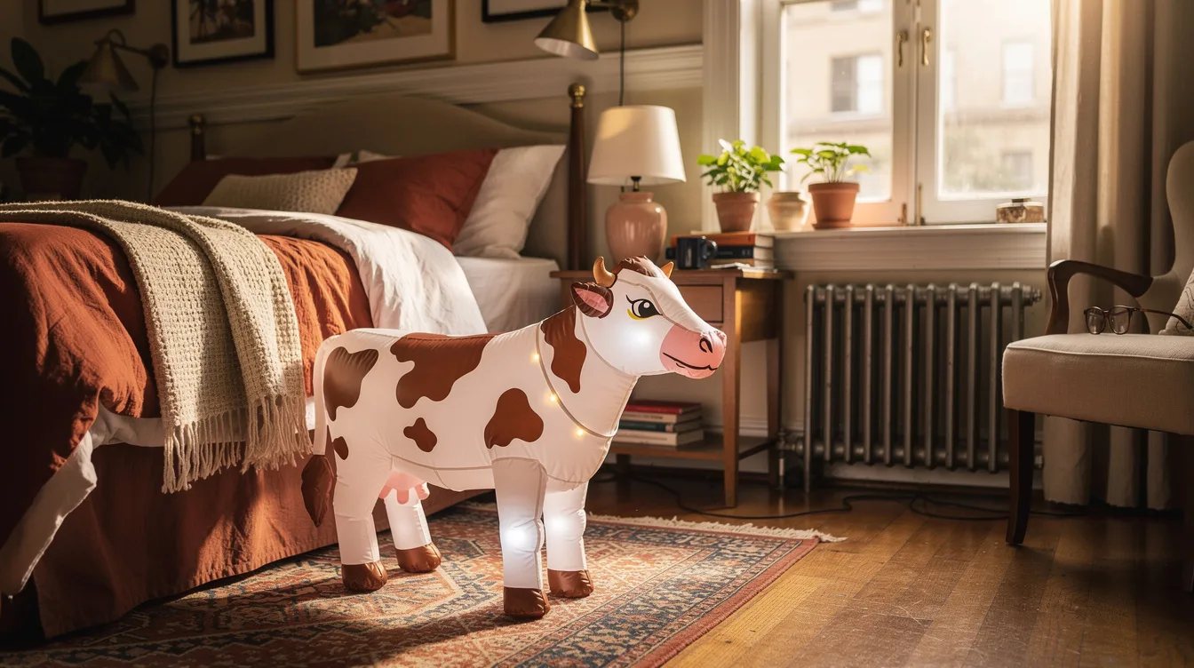 Use the Cow Beside a Bed