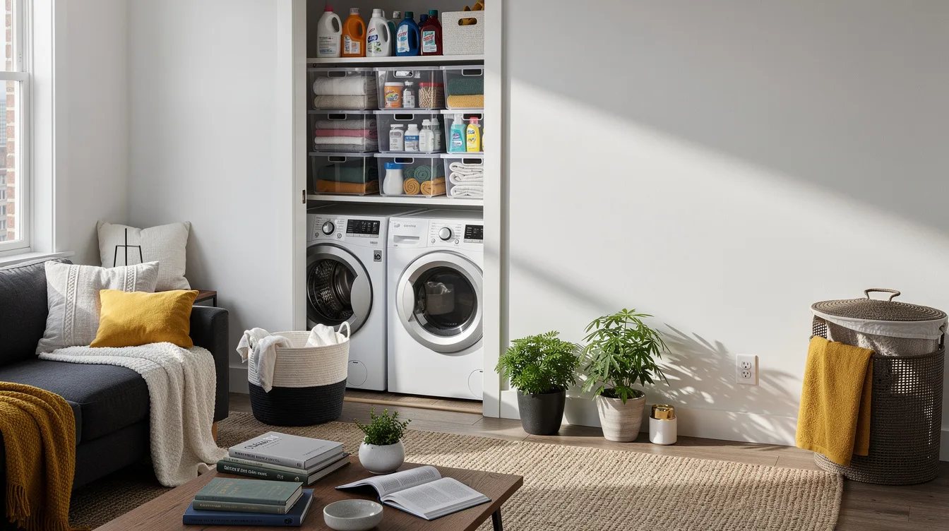 Fill an Existing Shelf with Clearly Bins