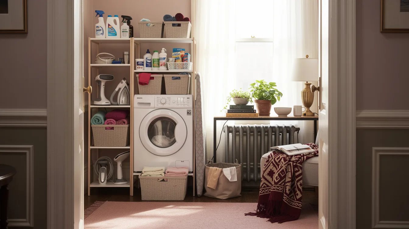 Store Fabric-Care Tools Together