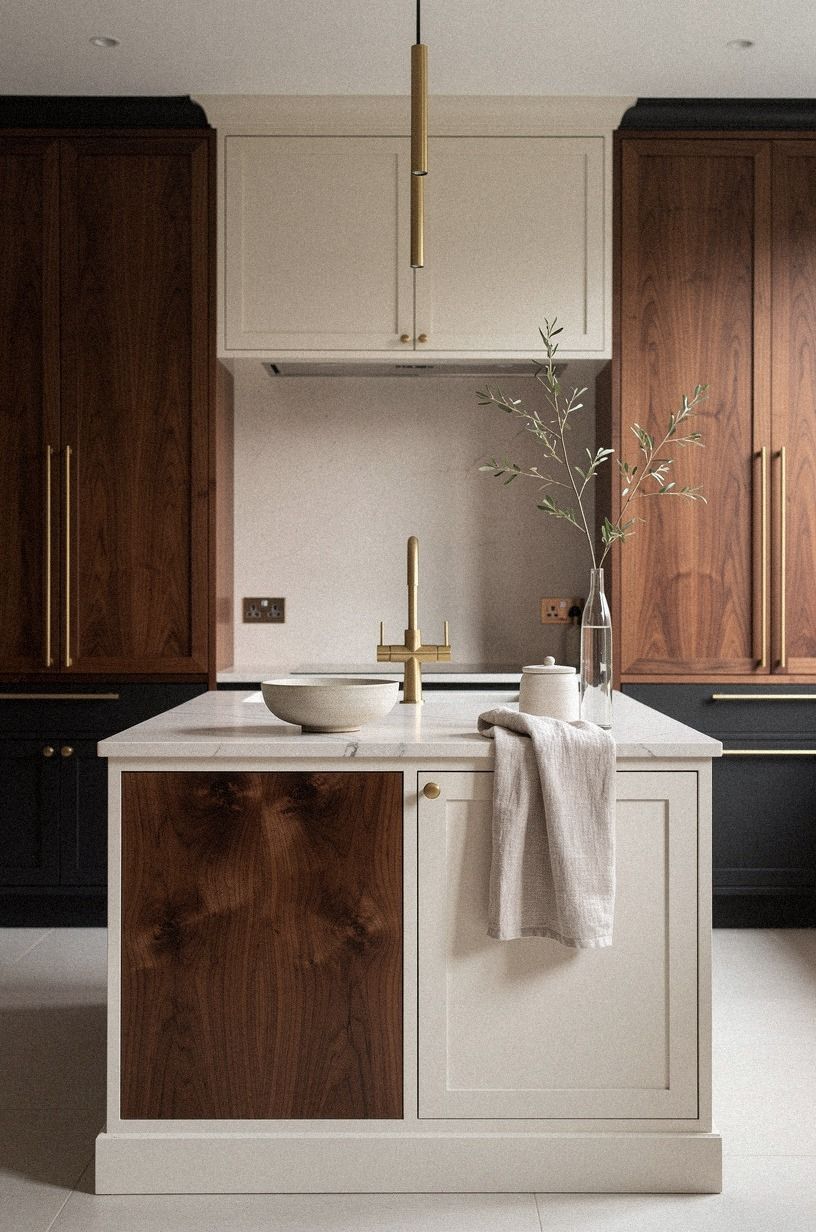Anchor the Island With White Dove and Unlacquered Brass