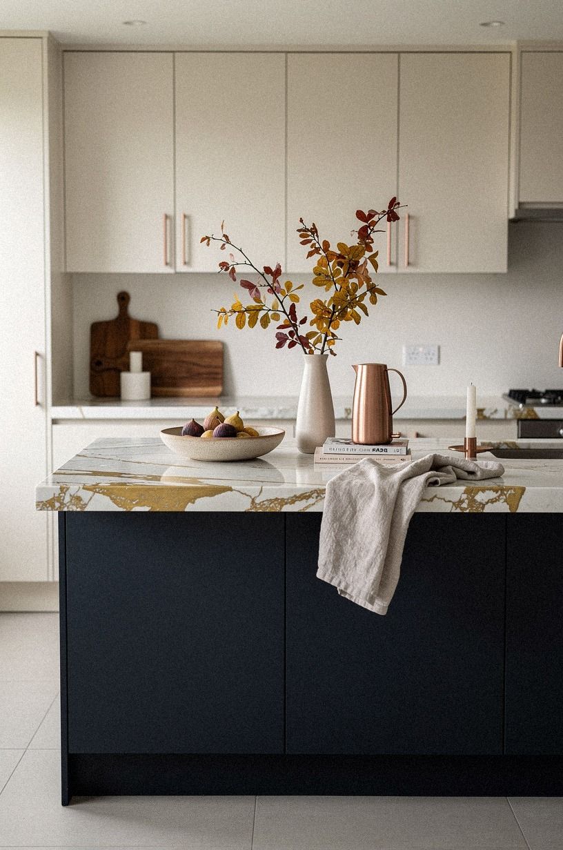 Style the Island for Fall Without Theming It