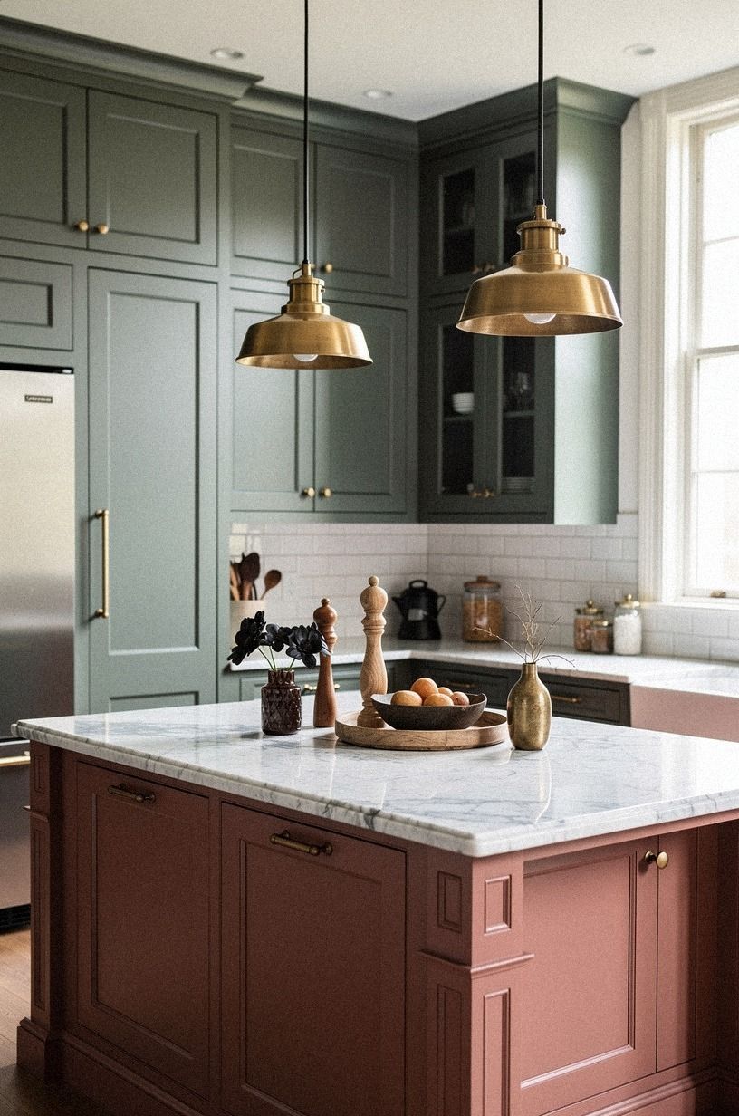 Use Evergreen Fog Against Aged Brass