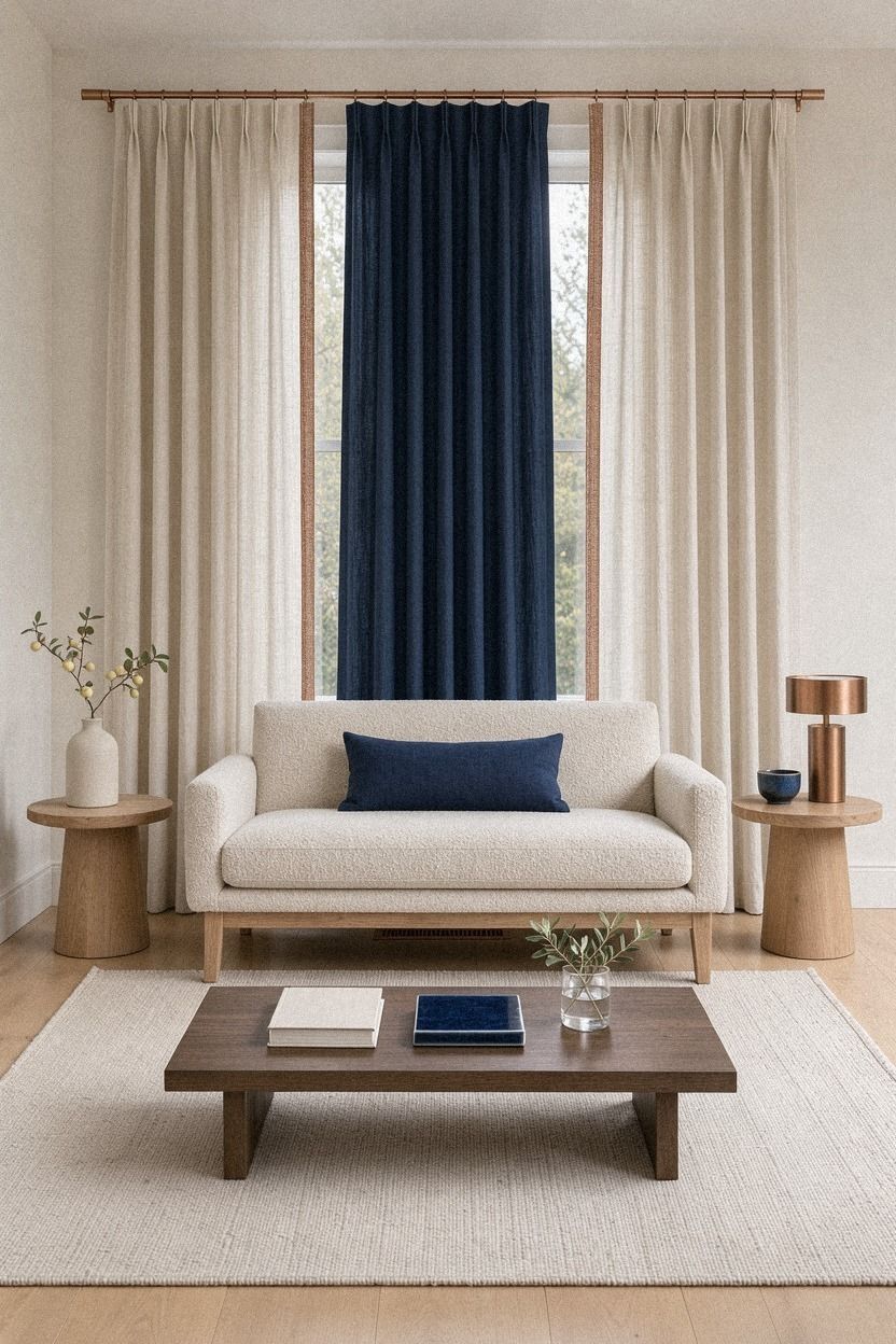Choose the Three-Width Curtain Plan
