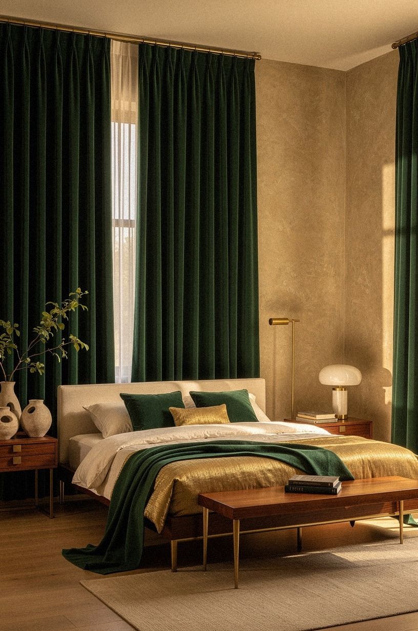 The Curtain Line: Hang Drapes High and Let Them Pool Softly