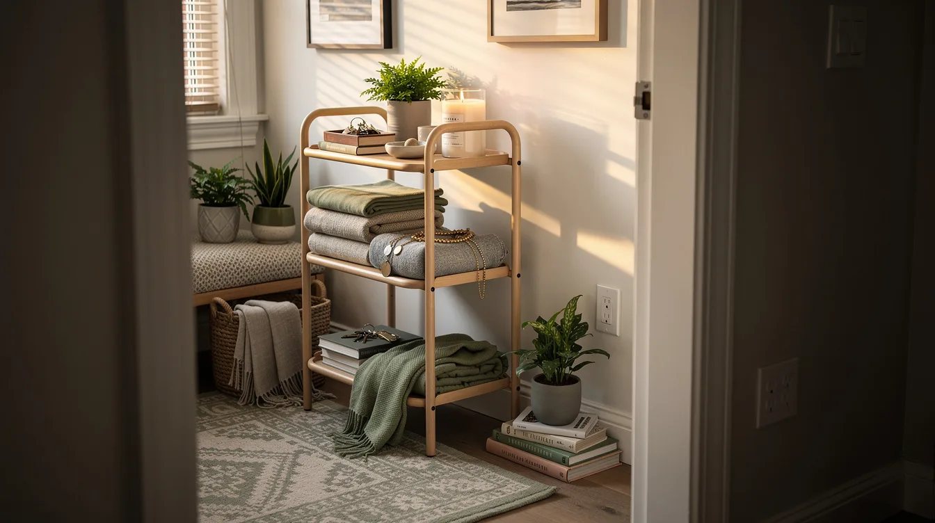 Add the Three Tier Storage Stand
