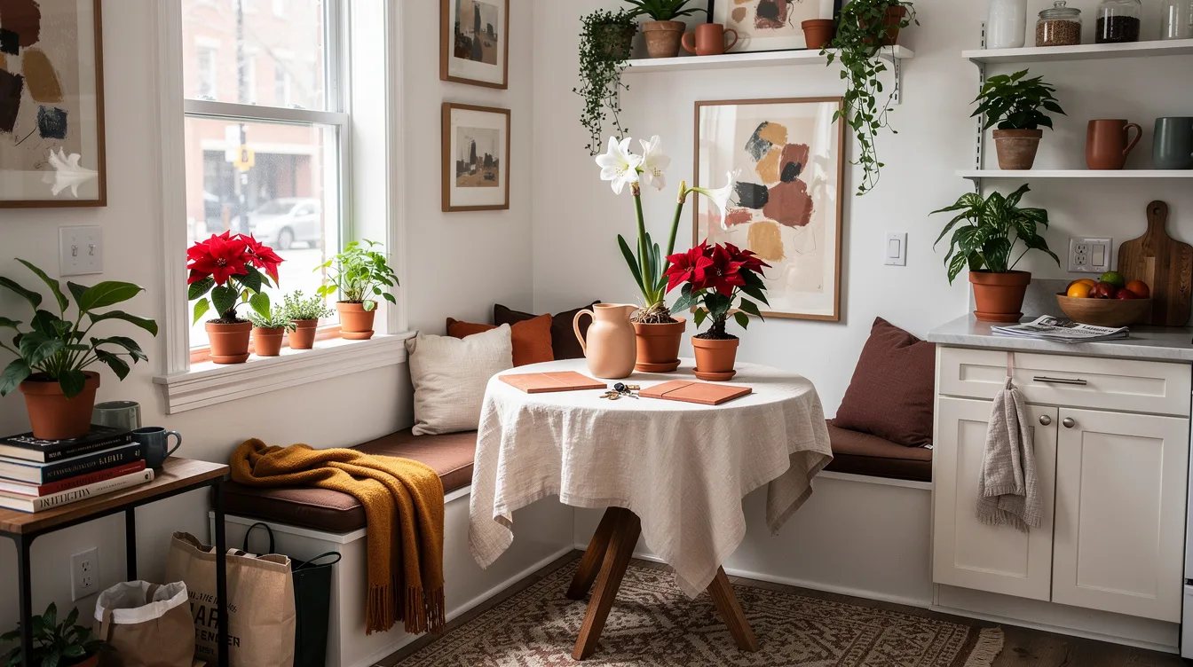 Frame a Breakfast Corner With Terracotta