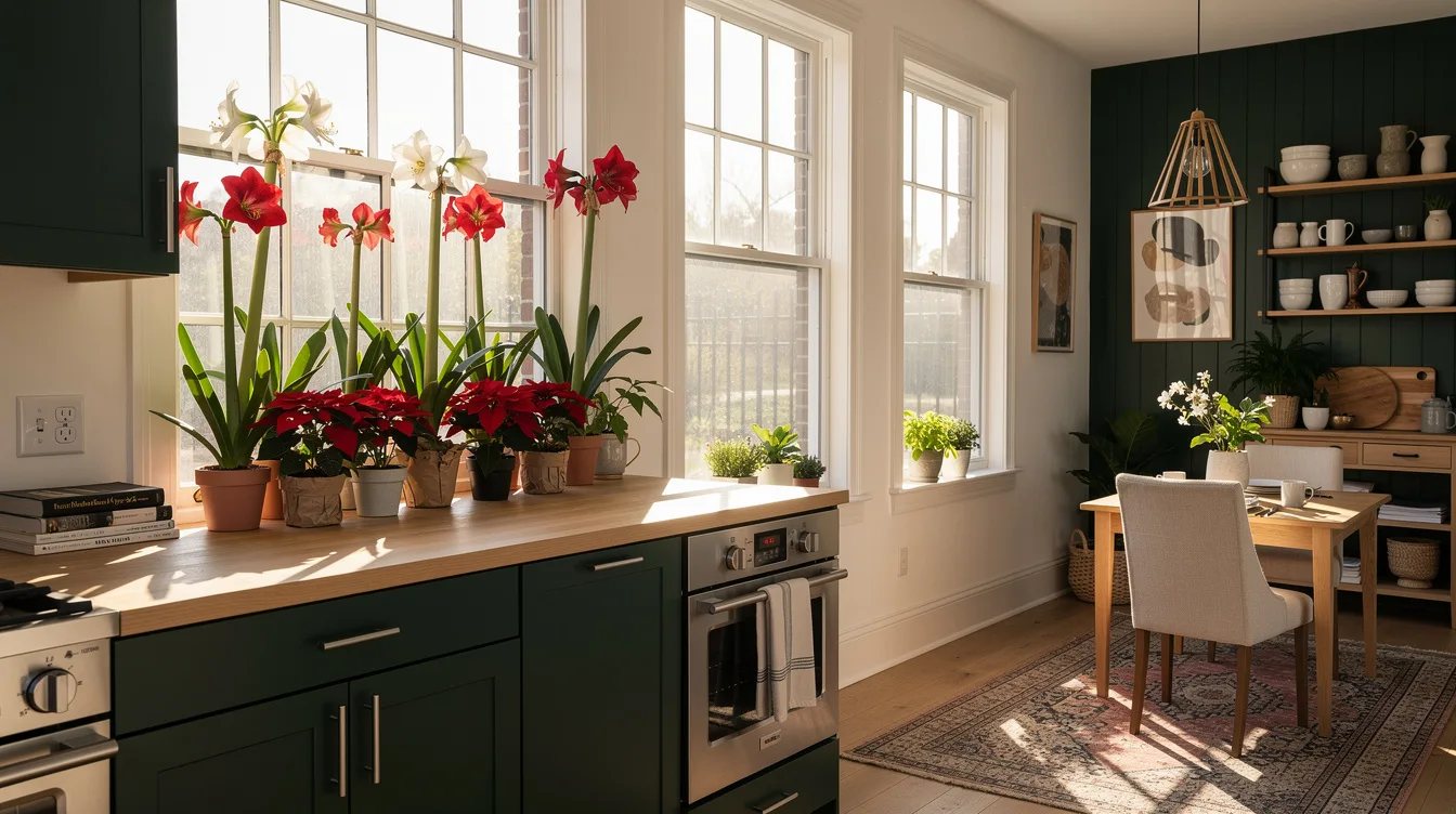 Let the Amaryllis Supply the Height