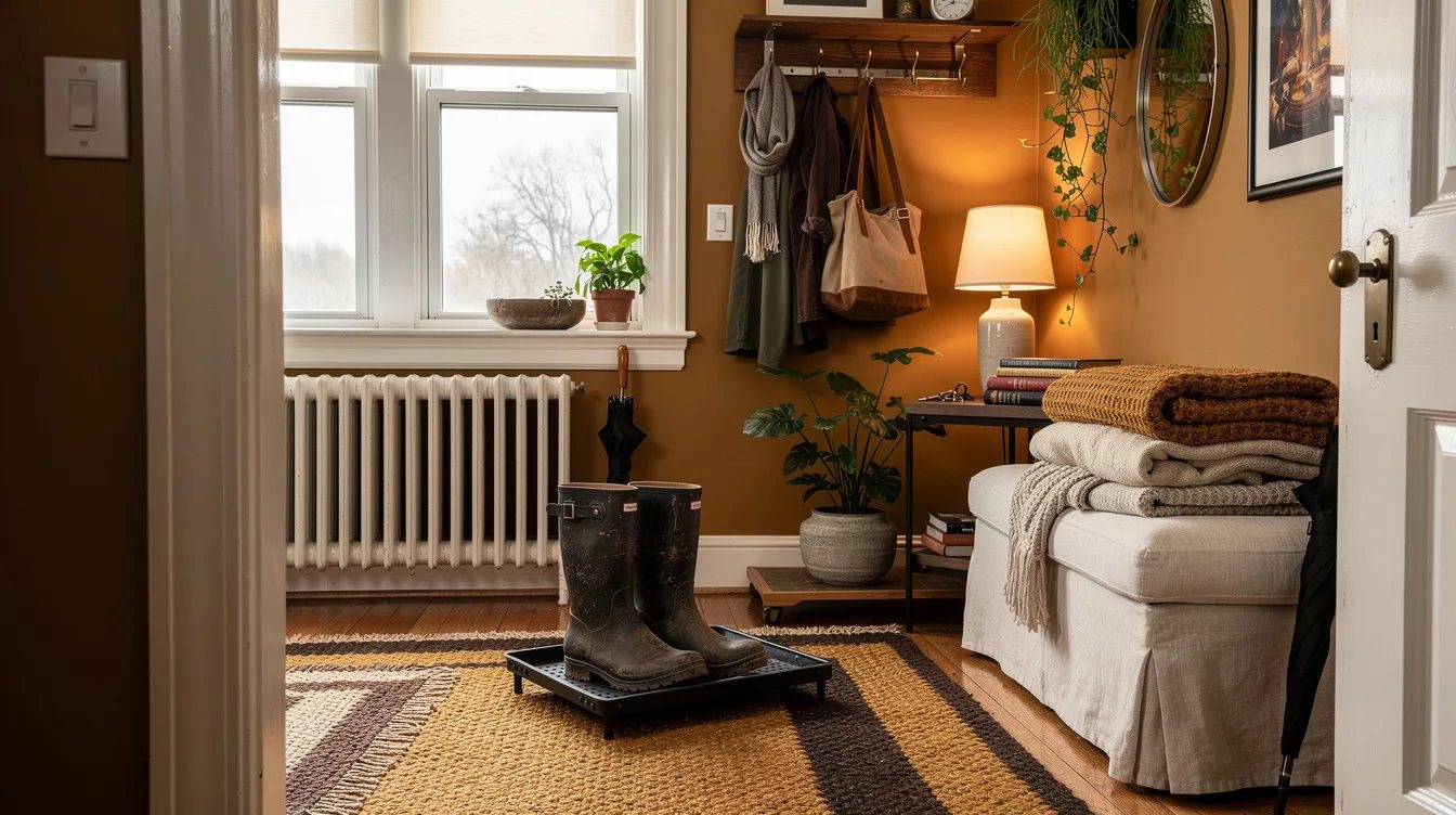 Set Boots on a Dedicated Tray