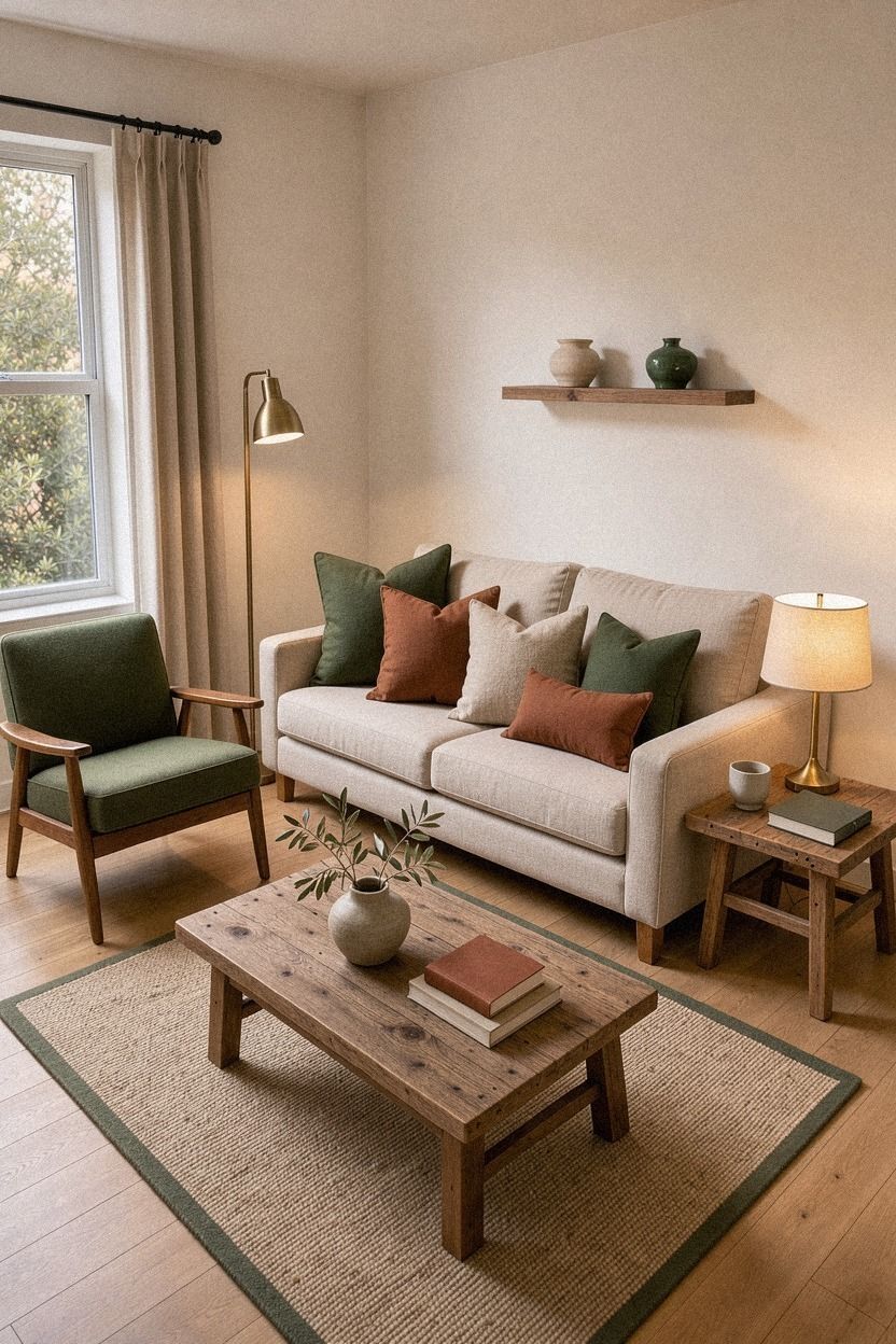 Build a Corner Cluster for a Small Living Room