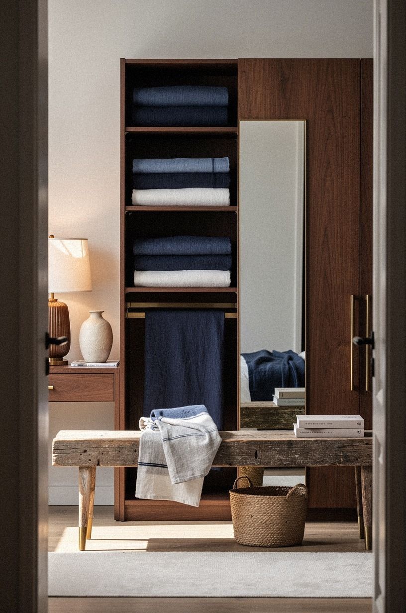 Belgian Flax Linen and the Mirror